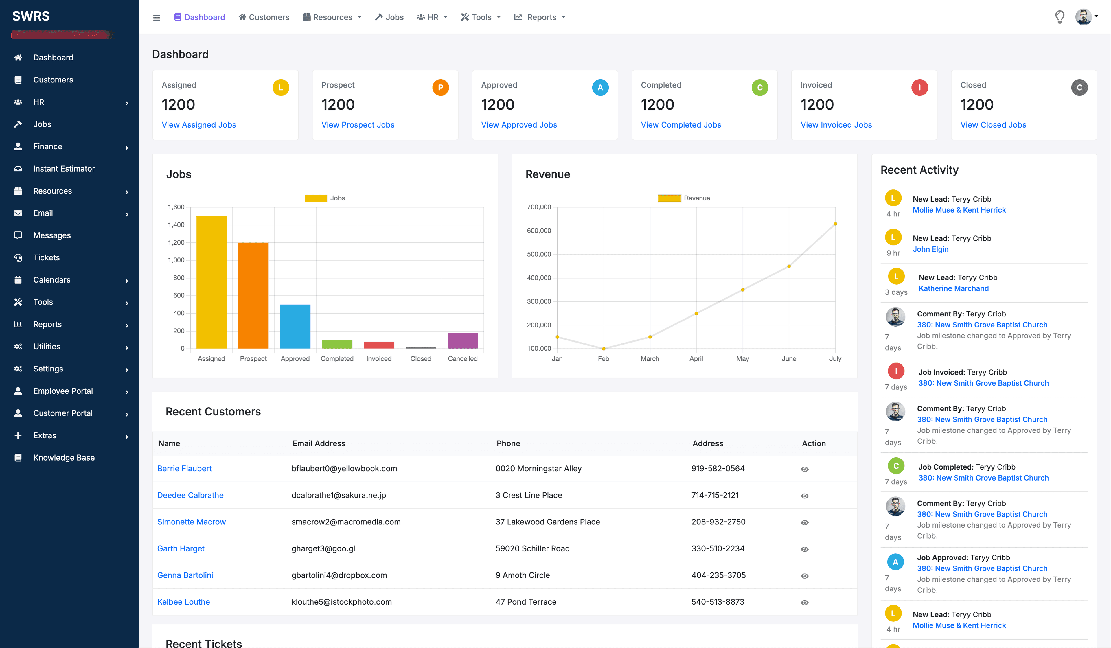 Custom CRM Platform